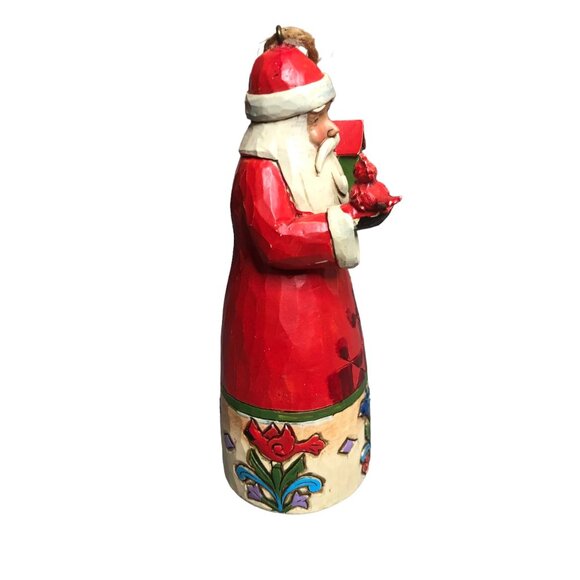 Jim Shore Santa Claus Christmas Ornament Cardinal  2014 Holiday Decor Folkart Ho - Picture 5 of 14